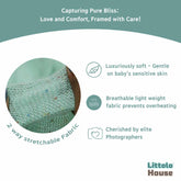 Baby Knitted Dotted Wrap W035 | Mint